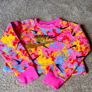 Nike little girl crop sweatshirt